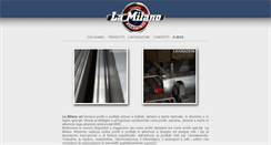 Desktop Screenshot of lamilanoalluminio.com